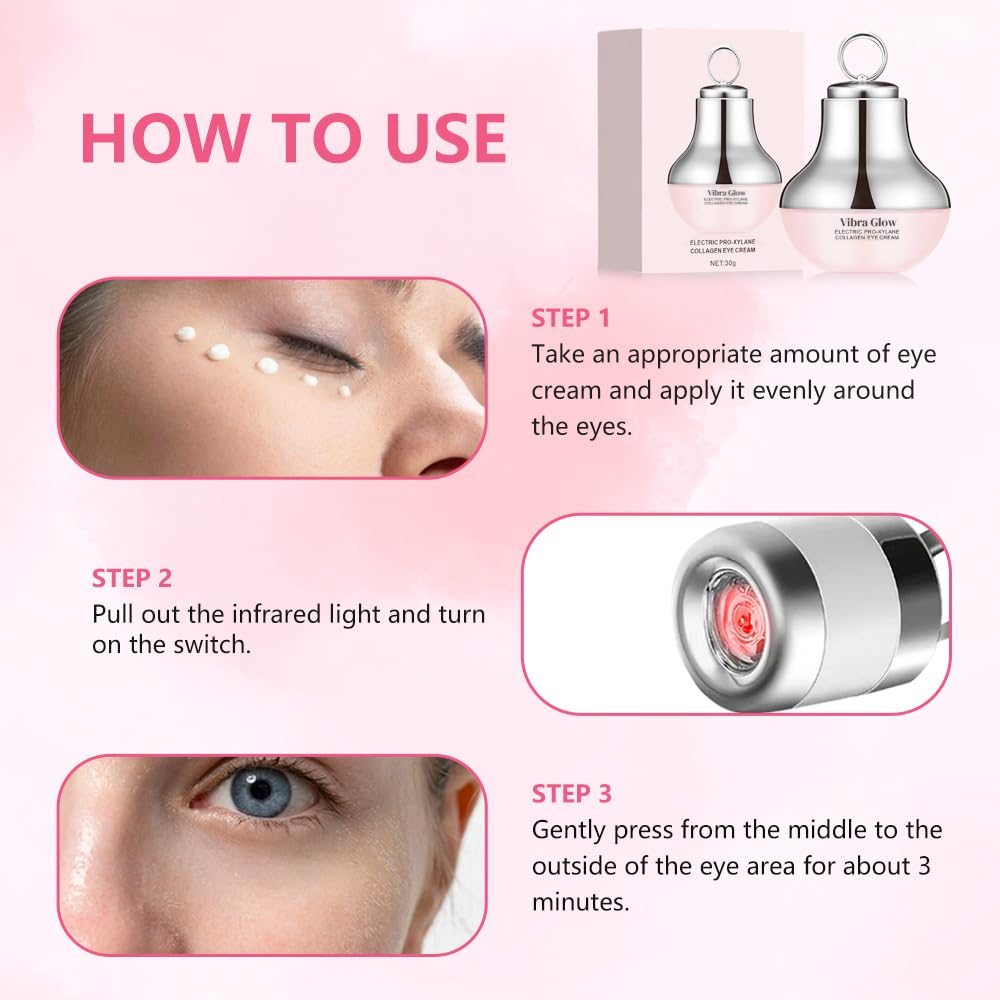VibraGlow™ Electric Massage Eye Cream